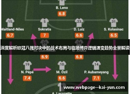 深度解析欧冠八强对决中的战术布局与临场博弈逻辑演变趋势全景解读